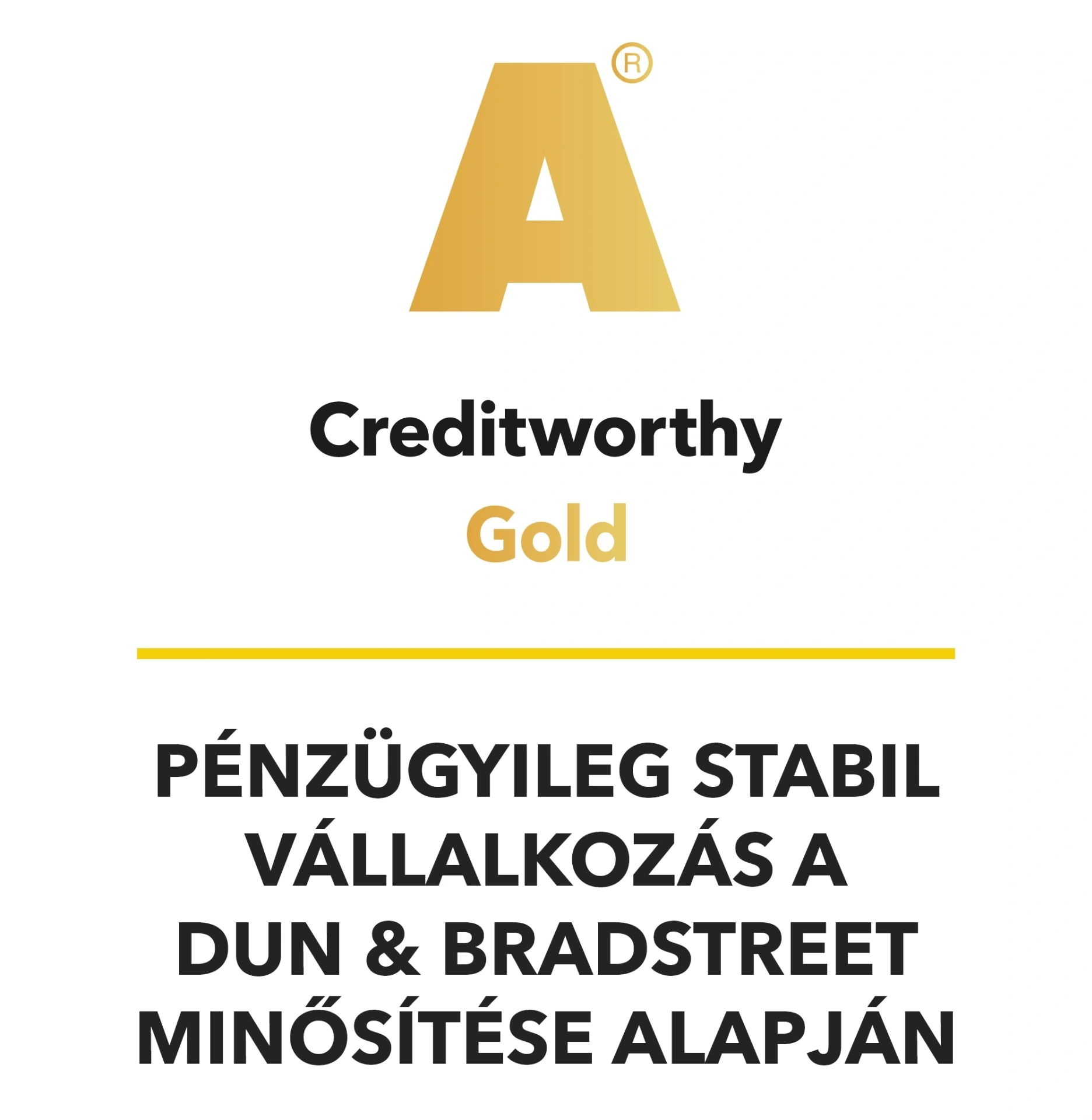 Dun & Bradstreet Tanúsítvány